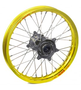 Haan Wheels, Komplett Hjul, 2,15, 19", BAK, GUL GRÅ