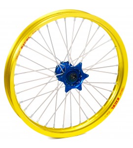Haan Wheels, Komplett Hjul, 1,60, 14", FRAM, GUL BLÅ