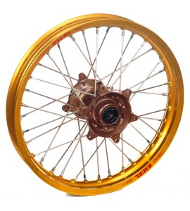 Haan Wheels, Komplett Hjul, 2,15, 19", BAK, GULD BRONS