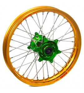Haan Wheels, Komplett Hjul, 1,60, 12", BAK, GULD GRÖN