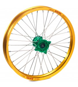 Haan Wheels, Komplett Hjul, 1,60, 14", FRAM, GULD GRÖN