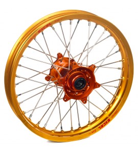 Haan Wheels, Komplett Hjul, 1,85, 16", BAK, GULD ORANGE