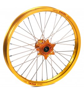 Haan Wheels, Komplett Hjul, 1,40, 19", FRAM, GULD ORANGE
