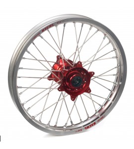 Haan Wheels, Komplett Hjul, 2,15, 18", BAK, SILVER RÖD