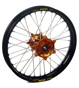 Haan Wheels, Komplett Hjul, 1,60, 12", BAK, BRONS SVART