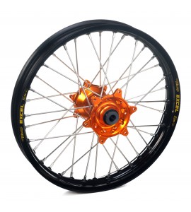 Haan Wheels, Komplett Hjul, 1,60, 14", BAK, SVART ORANGE