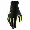 100%, BRISKER XTREME Handskar Black/Fluo Yellow, VUXEN, M