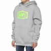 100%, ESSENTIAL Youth Pullover Hoodie Fleece Vapor, BARN, S