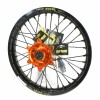 Haan Wheels, Komplett Hjul, 2,15, 18", BAK, SVART ORANGE