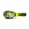 100%, ARMEGA Goggle Nuclear Citrus - Clear Lens, VUXEN