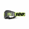 100%, ACCURI 2 Glasögon Neon Yellow - Clear Lens, VUXEN