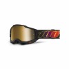 100%, ACCURI 2 Goggle El Diablo - Mirror True Gold Lens, VUXEN