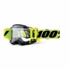 100%, ACCURI 2 FORECAST Glasögon Neon Yellow - Clear Lens, VUXEN