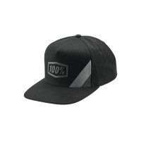 100%, CORNERSTONE Trucker Hat Black/Grey, VUXEN, SVART GRÅ