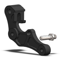 Moto-Master, Adapter till Flame Flytande 280mm skiva, FRAM, SVART