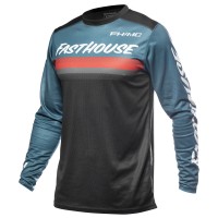 Fasthouse, Carbon Force LS Tröja, Teal, VUXEN, XL