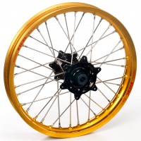 Haan Wheels, Komplett Hjul, 1,60, 12", BAK, GULD SVART