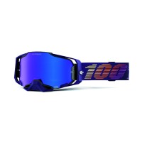 100%, ARMEGA HIPER Goggle Agenda - Mirror Blue Lens, VUXEN