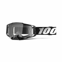 100%, ARMEGA Goggle Black - Clear Lens, VUXEN