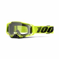 100%, ARMEGA Goggle Nuclear Citrus - Clear Lens, VUXEN