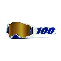 100%, ARMEGA Goggle Solis - Mirror True Gold Lens, VUXEN