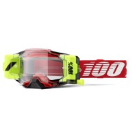 100%, ARMEGA FORECAST Glasögon Red - Clear Lens, VUXEN