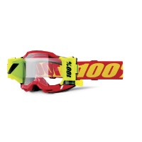 100%, ACCURI 2 FORECAST Glasögon Röd - Clear Lens, VUXEN