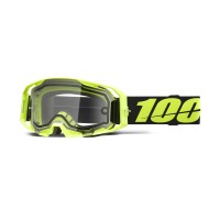 100%, ARmatic™ ENDURO MOTO Dual Pane Glasögon Neon Yellow - Clear Lens