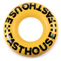 Fasthouse, Twister Pool Floatie, Yellow/Black