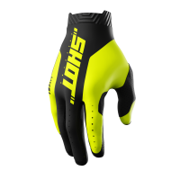 Shot, HANDSKAR LITE SKIN, VUXEN, M, NEON GUL