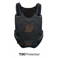 Shot, BRÖSTSKYDD RACE EVO D3O, VUXEN, XL XXL, SVART