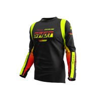 Shot, TRÖJA DEVO BLOCK, VUXEN, M, NEON SVART GUL