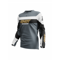 Shot, TRÖJA DEVO LEAGUE, VUXEN, L, SVART GRÅ GULD