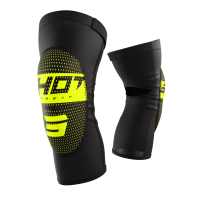 Shot, KNÄSKYDD AIRLIGHT KID BLACK NEON YELLOW, BARN, L XL