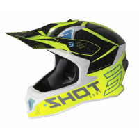 Shot, HJÄLM LITE CORE GLOSSY, VUXEN, M, NEON GUL