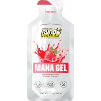 Ryno Power, Mana Performance Gel Strawberry, 12pack
