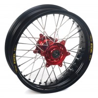 Haan Wheels, Komplett Hjul SM, 4,50, 17", BAK, SVART RÖD