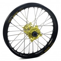 Haan Wheels, Komplett Hjul, 2,15, 19", BAK, SVART GUL